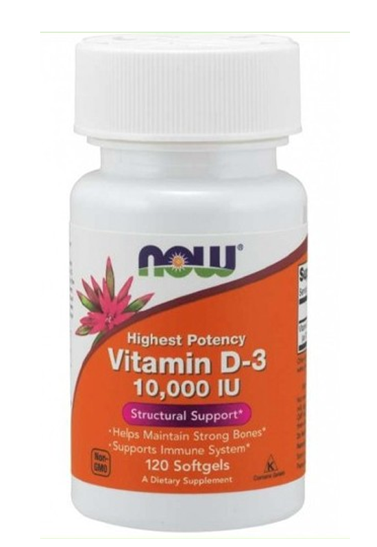 Vitamin D3 10,000 IU 120 Softgels